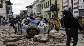 زلزله شدید اکوادور را تکان داد
