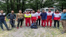 نجات کوهنوردان مفقود شده در قله دماوند