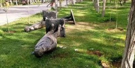 فوت یک کودک بر اثر سقوط مجسمه در پارک/ چند مسئول برکنار شدند