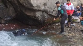 غرق شدن پدر و کودک خردسالش در آبشار اشکور