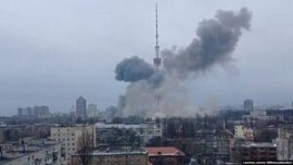 حملات موشکی شدید روسیه به پایتخت اوکراین