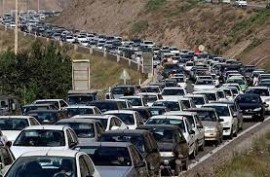 ترافیک سنگین در محورهای کندوان و هراز