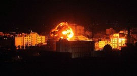 حملات هوایی شدید رژیم صهیونیستی به غزه