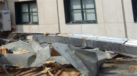 خسارت طوفان در مازندران
