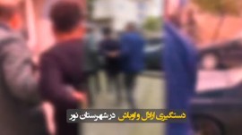 بازداشت اراذل تبر به دست در نور