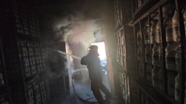 آتش‌سوزی در کارخانه شیر پاستوریزه پاک ١٠ مصدوم برجای گذاشت