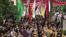 برافراشته شدن بیرق عزای حسینی در دیار علویان