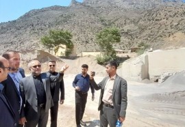 بازدید دادستان مرکز مازندران از معادن خطیرکوه