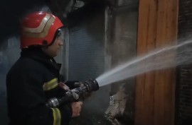 مهار آتش‌سوزی مهیب در چند کارگاه صنعتی بابل