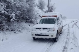 ۳۰ سانتی متر برف در بلده بارید