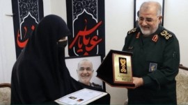 اعطای درجه سپهبدی به شهید سرلشکر سلامی