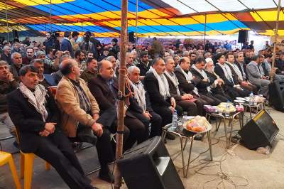 سخنرانی استاندار مازندران در یادواره شهدای اسفیورد شوراب در تلوباغ ساری