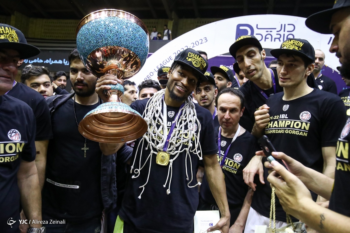 تصاویر: قهرمانی شهرداری گرگان در لیگ برتر بسکتبال