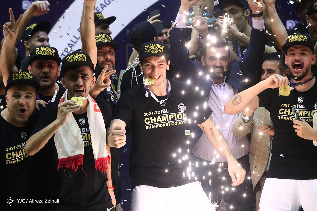 تصاویر: قهرمانی شهرداری گرگان در لیگ برتر بسکتبال
