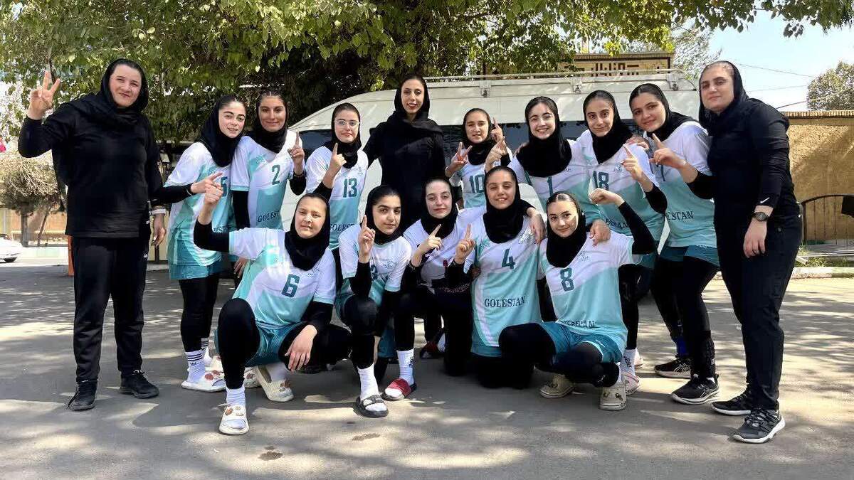 گلستانی ها در جمع ٨ تیم برتر المپیاد استعدادهای برتر والیبال دختران کشور