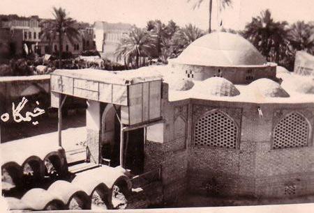 عکسی قدیمی از مکان خیمه‌گاه امام‌حسین(ع)