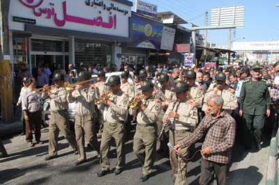 تشييع با شكوه پيكر پدر شهيدان رضايي با حضور استاندار مازندران