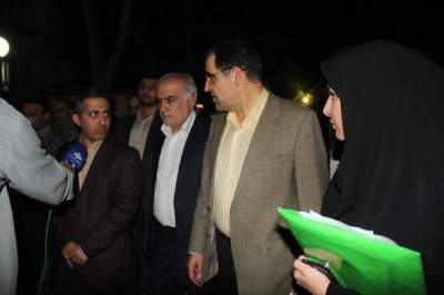 ورود وزیر بهداشت و درمان به مازندران و بازدید از بیمارستان بوعلی ساری