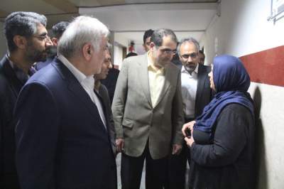 بازدید دکتر هاشمی وزیر بهداشت و درمان و استاندار از بیمارستان بوعلی ساری