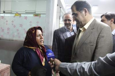 ورود وزير بهداشت و درمان به مازندران و بازديد از بيمارستان بوعلي ساري