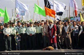 استقبال از کاروان شهدای غواص خط‎شکن در گلستان