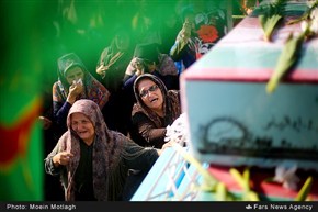 استقبال از کاروان شهدای غواص خط‎شکن در گلستان