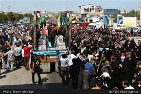 استقبال از کاروان شهدای غواص خط‎شکن در گلستان