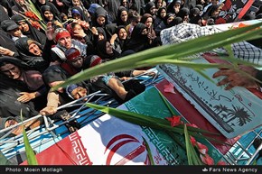 استقبال از کاروان شهدای غواص خط‎شکن در گلستان