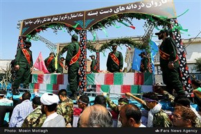 استقبال از کاروان شهدای غواص خط‎شکن در گلستان