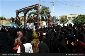 استقبال از کاروان شهدای غواص خط‎شکن در گلستان