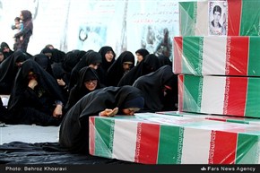استقبال مردم از ۳۰ شهید غواص خط شکن لشکر ۲۵ کربلای استان مازندران