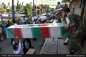 استقبال مردم از ۳۰ شهید غواص خط شکن لشکر ۲۵ کربلای استان مازندران