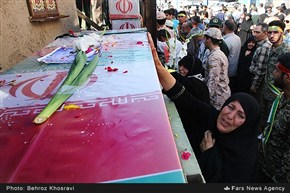 استقبال مردم از ۳۰ شهید غواص خط شکن لشکر ۲۵ کربلای استان مازندران