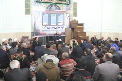 حضور نماینده ولی فقیه و استاندار مازندران در جمع هیئت های عزاداری نکا در مشهد مقدس