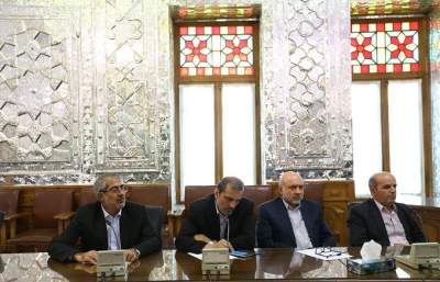 جلسه استاندار و مجمع نمایندگان مازندران با دکتر علی لاریجانی رئيس مجلس شوراي اسلامي