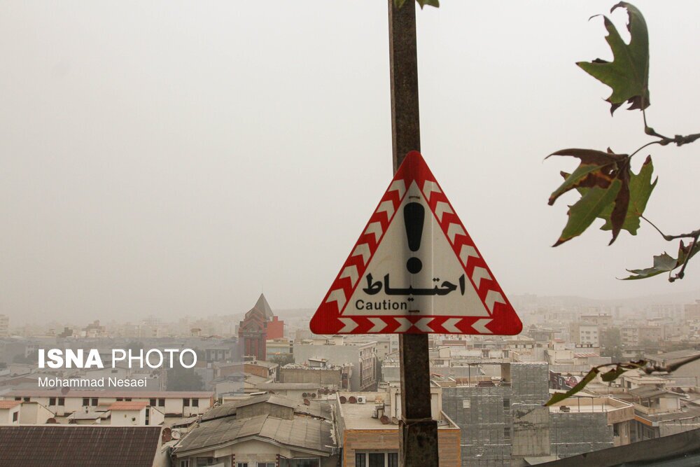 تصاویر: هجوم‌ ریزگردها به استان گلستان