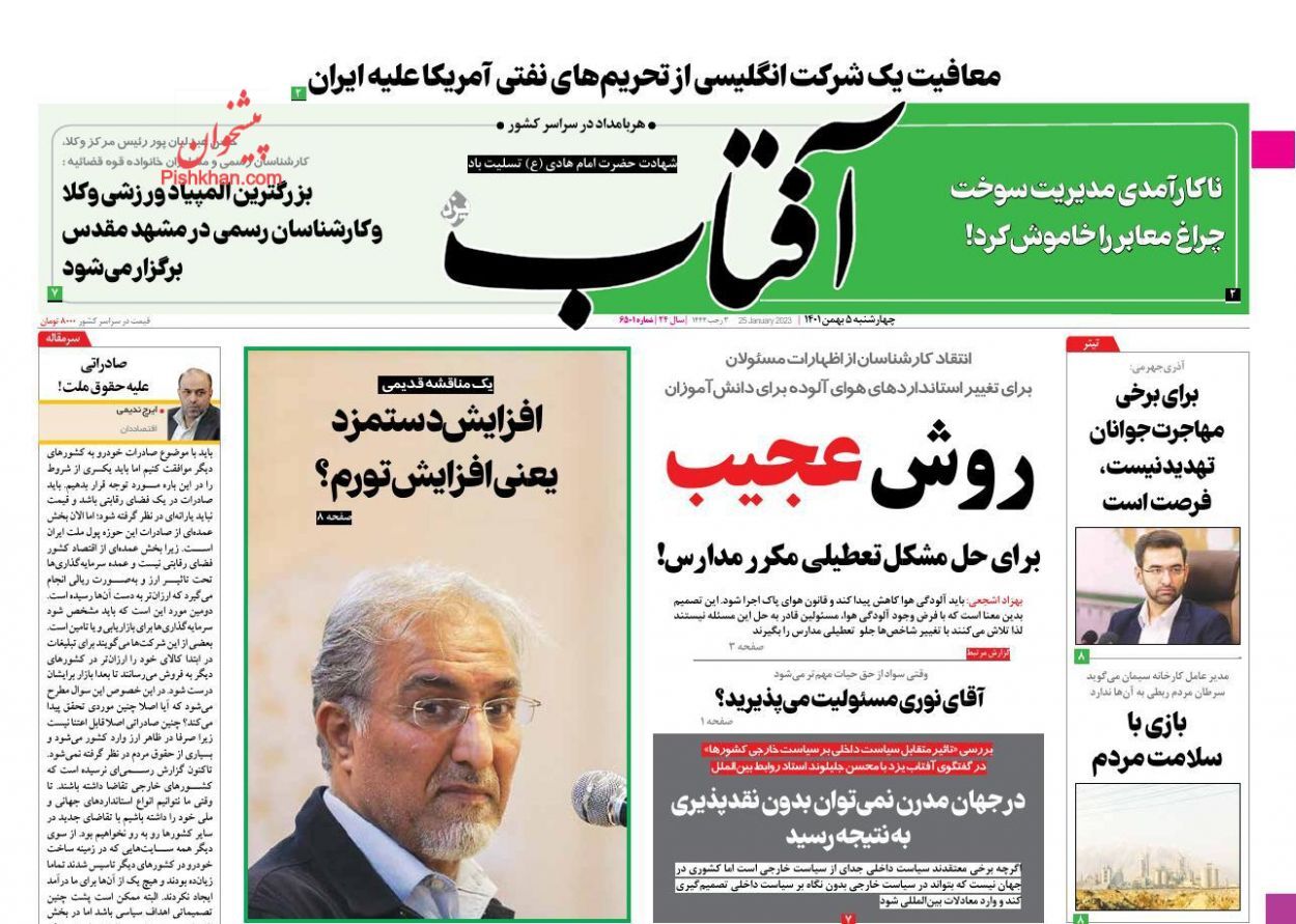 آفتاب یزد