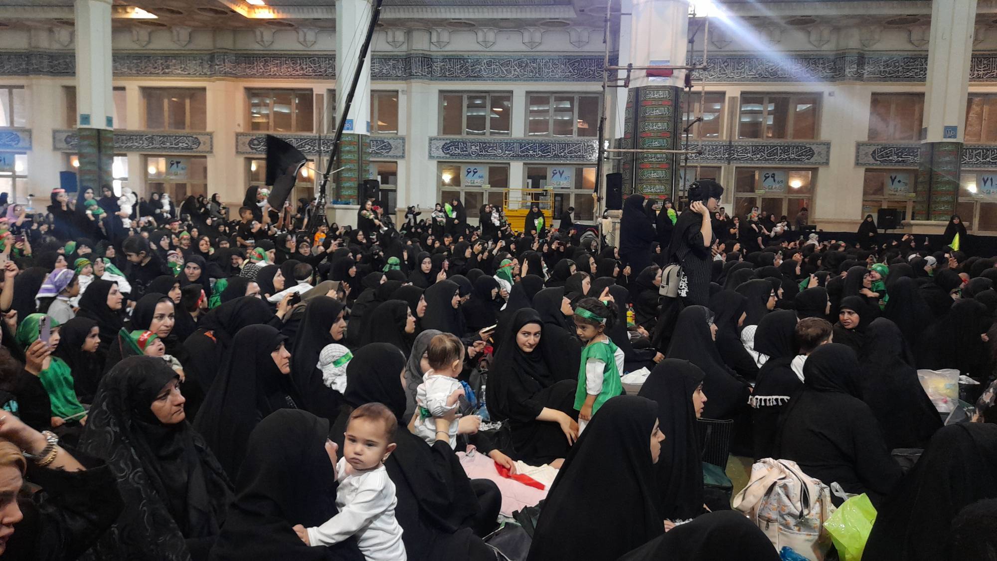 برگزاری همایش شیرخوارگان حسینی محرم ۱۴۰۲ در مصلی تهران+عکس