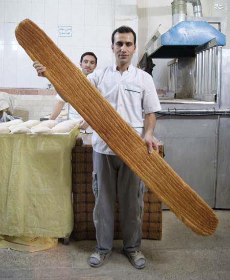 عکس/ بزرگترین نان بربری