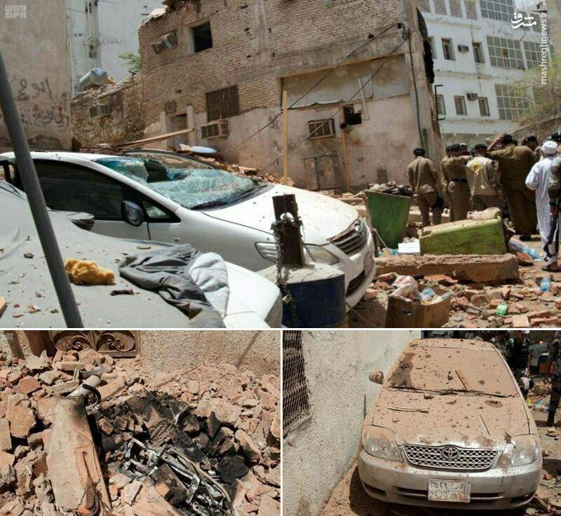 عکس/ محل انفجار انتحاری در مکه مکرمه
