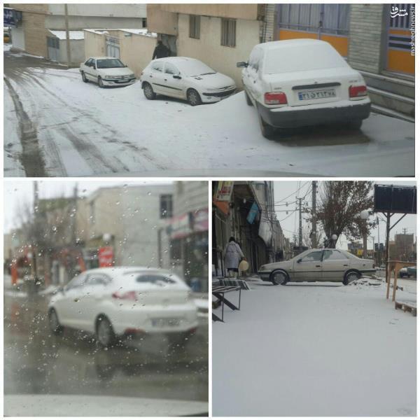 عکس/ بارش برف در فیروزکوه