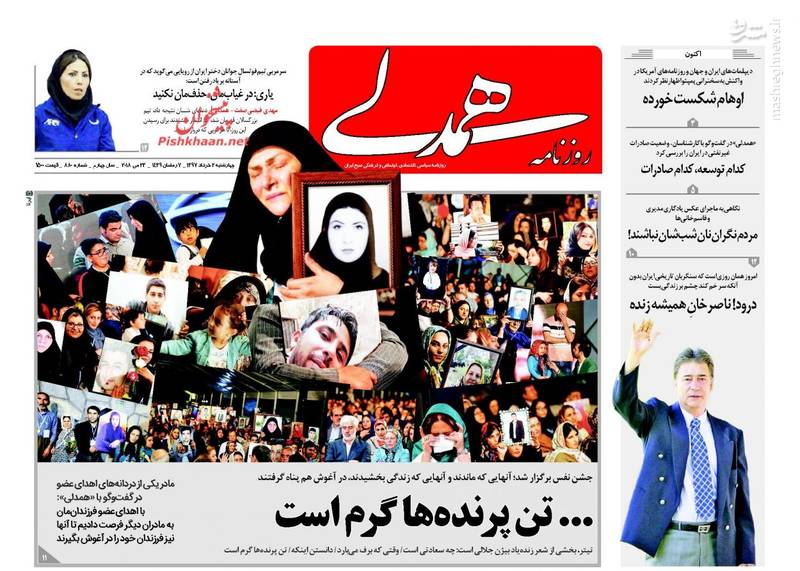 همدلی: تن پرنده‌ها گرم است