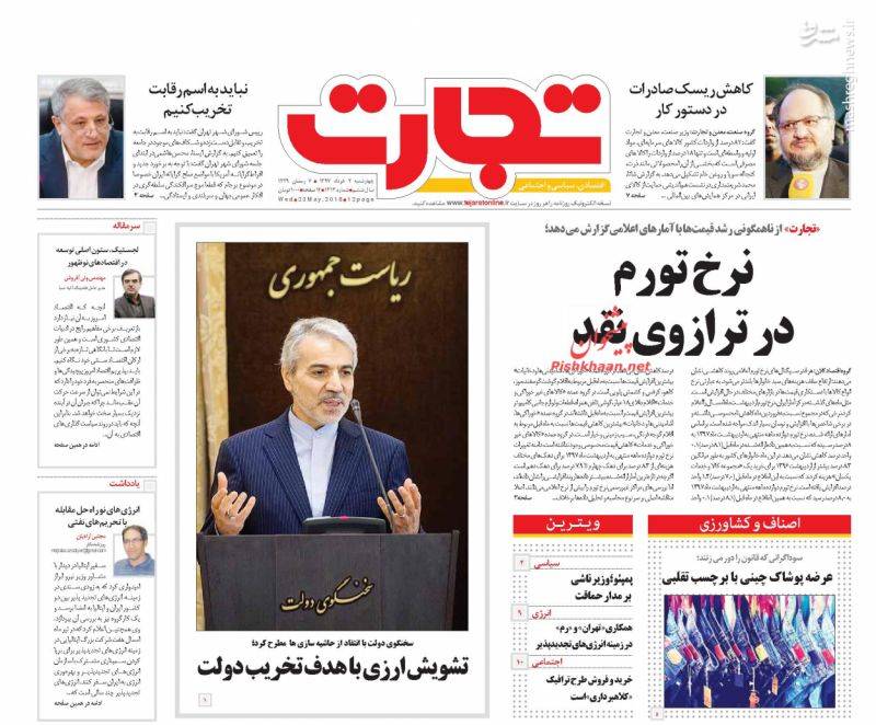 تجارت: نرخ تورم در ترازوی نقد