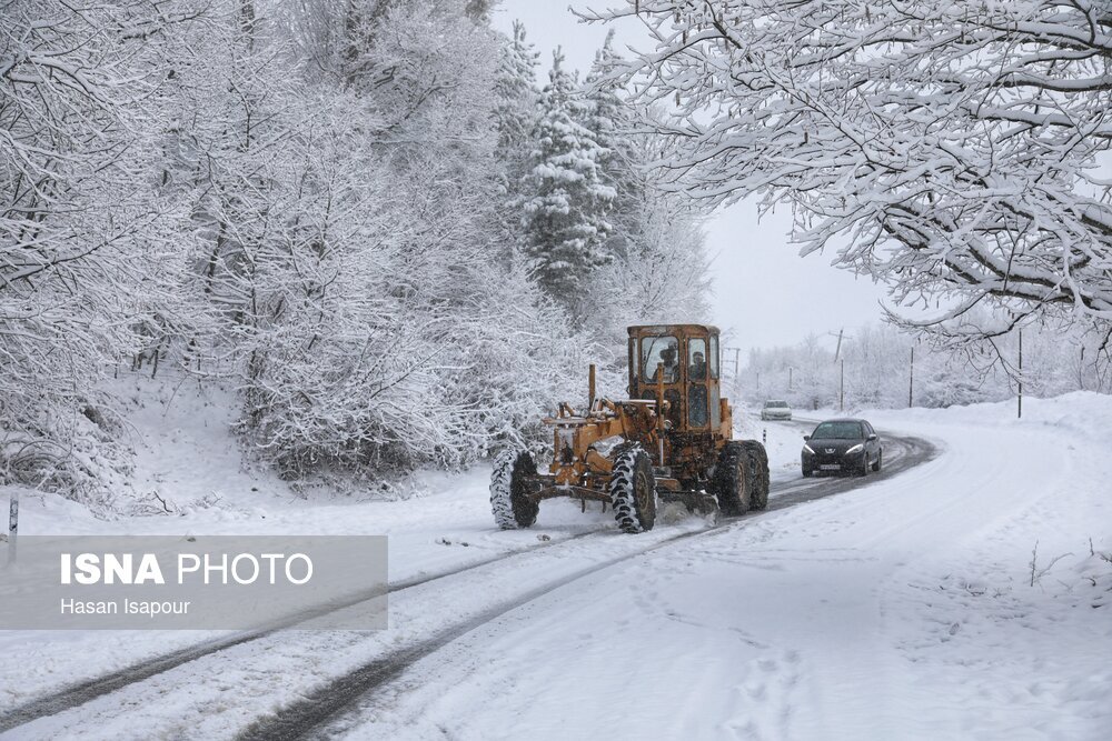 برف در سوادکوه مازندران (عكس)