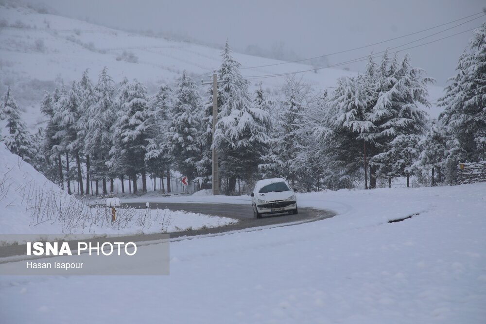 برف در سوادکوه مازندران (عكس)