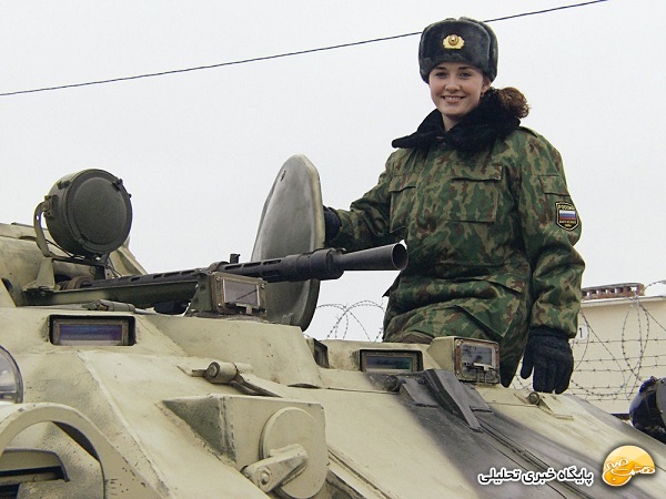 حضور گسترده زنان در ارتش روسيه+عكس