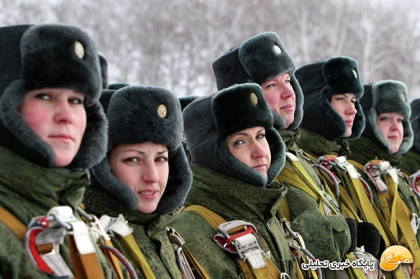 حضور گسترده زنان در ارتش روسيه+عكس