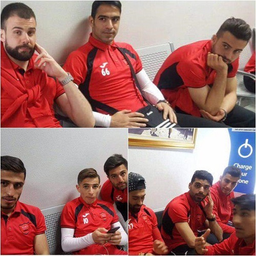 اولین تصاویر از تیم آسیایی پرسپولیس در عمان