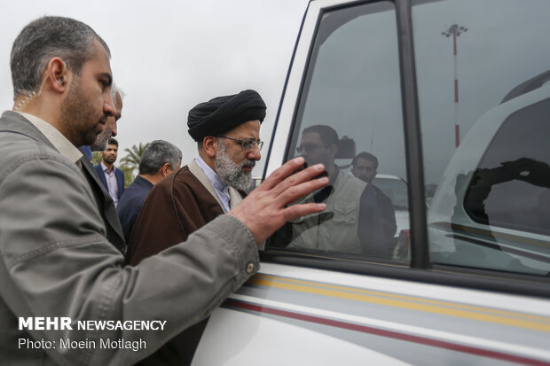 بازدید حجت‌الاسلام والمسلمین سیدابراهیم رئیسی رئیس قوه قضائیه از مناطق سیل‌زده گلستان