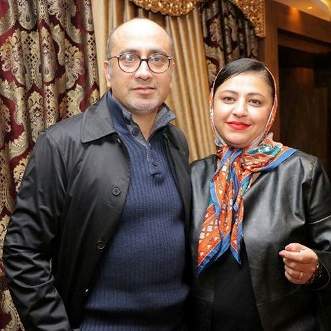 عارف لرستانی در کنار همسرش/عکس
